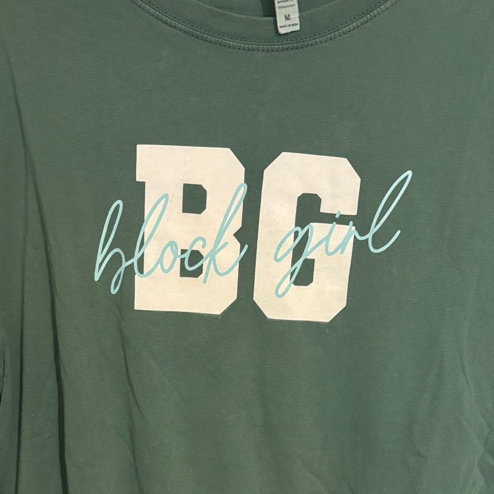Green Block Girl Short Sleeve Tee - Picture 3 of 3